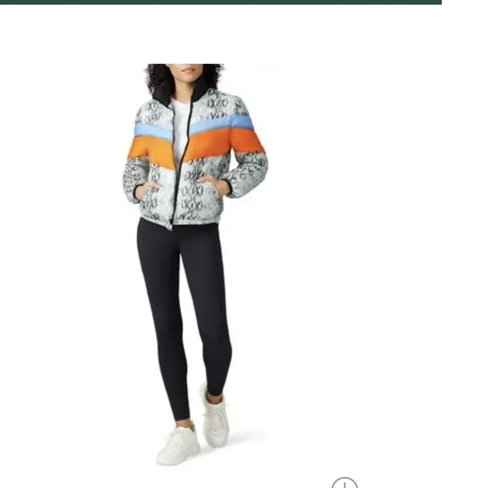 Central Park West Multicolor Puffer Jacket